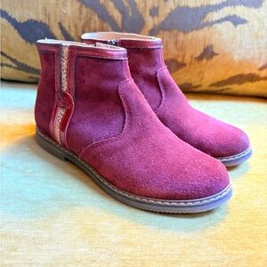 Pom D'api Merlot Suede Boots 11.5